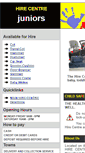 Mobile Screenshot of hirecentrejuniors.com